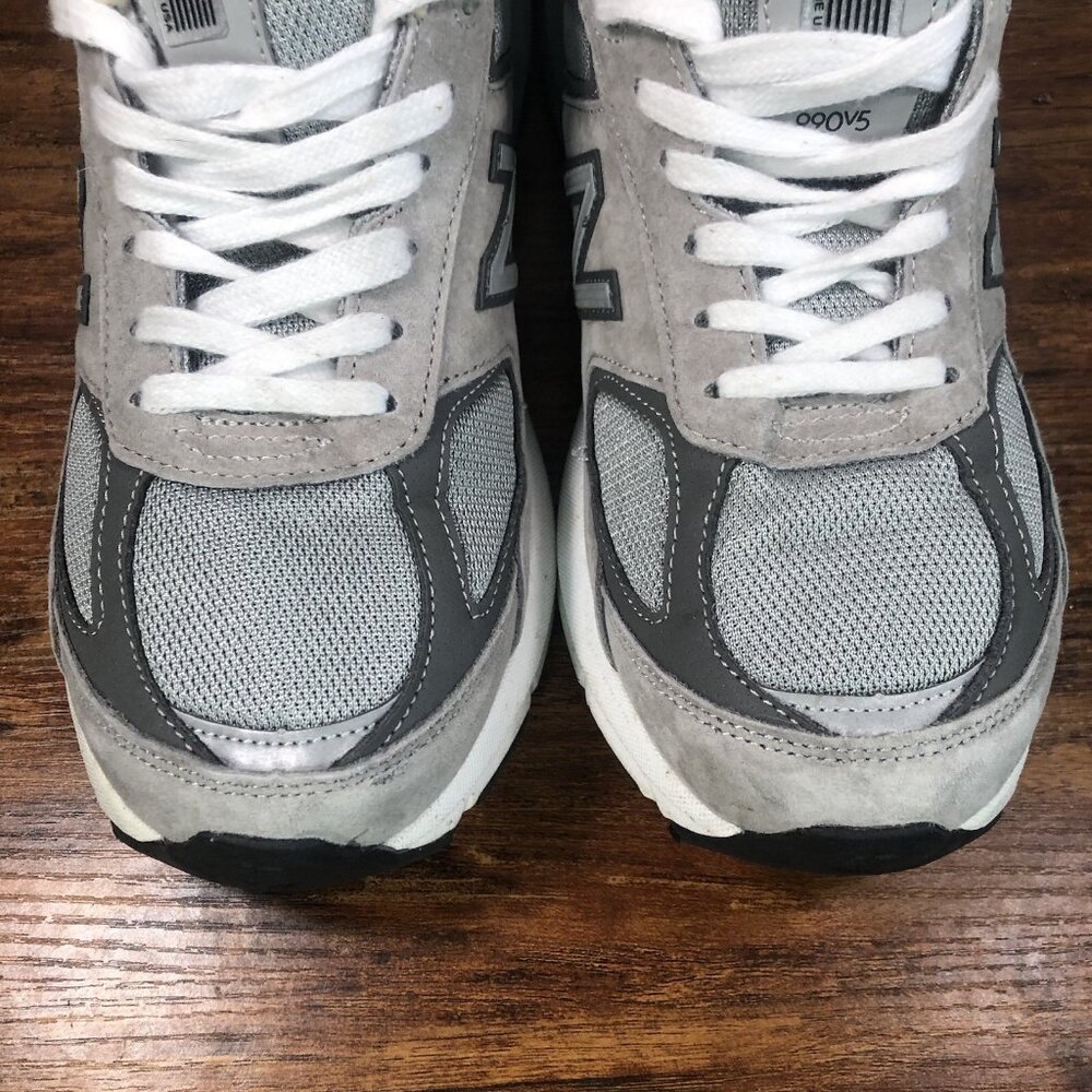 New Balance 990v5 Made in USA Castlerock Men’s Size 9 W990GL5 Gray Suede Shoes - Picture 2 of 11